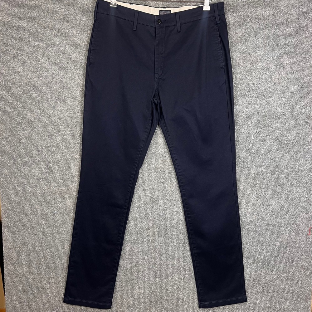 NEW Levi's Slim Chino Pants Mens 34x34 Navy Blue NWT Stretch Cotton Casual